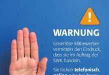 SWK – WARNUNG VOR UNSERIÖSEN MITBEWERBERN –