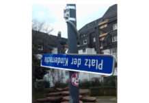 Schild „Platz der Kinderrechte“ abgerissen – Zeugen gesucht!