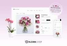 Blumenläden können ALZURA Shop 6 Monate kostenlos nutzen