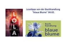Lesetipps von der Buchhandlung „blaue Blume“ 04.02.