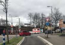 Mit Motorroller gestürzt – Fahrer wurde ins Krankenhaus gebracht