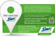 SWK STELLENANGEBOT: EXPERTE JAHRESABSCHLÜSSE ALS SACHBEARBEITER BETRIEBSFÜHRUNG (m/w/d)