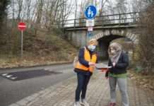 Bahnunterführung Lothringer Dell für motorisierten Verkehr gesperrt