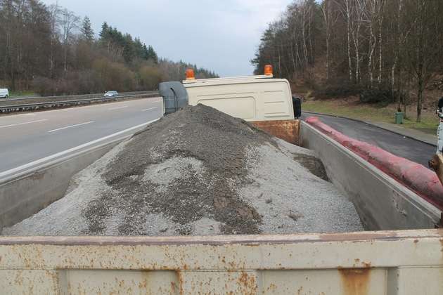 geladener Rollsplitt