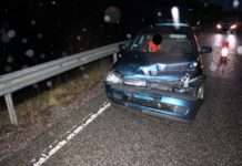 A63/Kaiserslautern, Zu schnell in die Ausfahrt gefahren