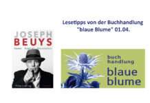 Lesetipps von der Buchhandlung „blaue Blume“ 01.04.