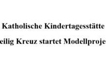 Testen in der Kita – Kita Heilig Kreuz startet Modellprojekt