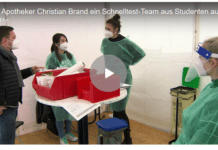 SWR: Wie Apotheker Christian Brand ein Schnelltest-Team aus Studenten aufgebaut hat