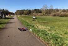 Verkehrsunfall mit schwerverletztem 5-jährigem Fahrradfahrer