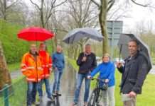 Radweg entlang der Entersweiler Straße erneuert