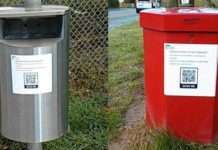 Papierkörbe in Dansenberg sind digital – Versuchsprojekt der Stadtbildpflege