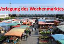 Wochenmarkt verschiebt sich diese Woche