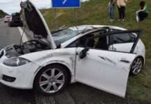 Mehrere Verletzte bei Verkehrsunfall auf der A 63