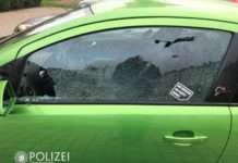 Scheibe eingeschlagen – Zeugen gesucht!