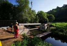 Lautertalradweg – Neue Brücke über die Lauter