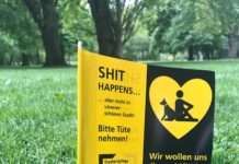 Hundekotbeflaggung soll sensibilisieren – Auftaktveranstaltung mit Bürgermeisterin Kimmel