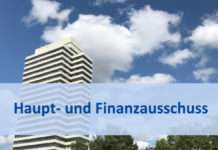 Bekanntmachung Sitzung des Haupt- und Finanzausschusses