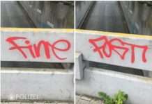 Bereich Fackelrondell und rund um die Mall – Schmierfinken gesucht!