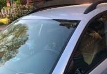 Spiegel abgefahren und aus dem Staub gemacht