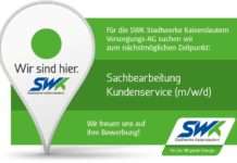 SWK STELLENANGEBOT: Sachbearbeitung Kundenservice (m/w/d)