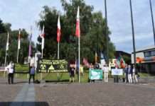 Kaiserslautern zeigt Flagge gegen Atomwaffen