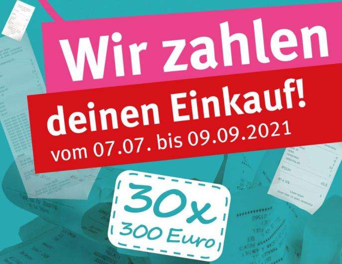 Wir zahlen deinen Einkauf