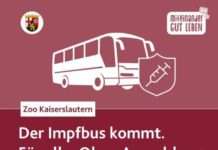 Imfpbus hält am 28. August am Zoo Kaiserslautern