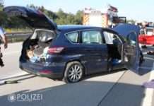 33-jährige Pkw-Fahrerin verletzt sich schwer