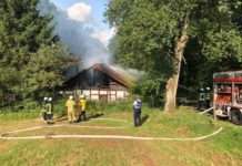 Katzweiler – Brand eines Vereinsheims