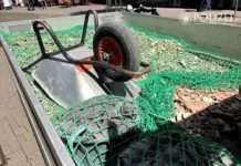 Ladung ungesichert auf offener Pritsche