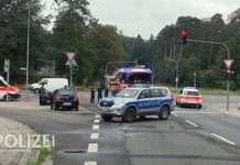 Pkw prallt gegen Ampel