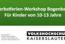 VHS: Herbstferien-Workshop Bogenbau – Für Kinder von 10-13 Jahre