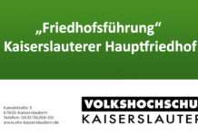 VHS Kaiserslautern „Friedhofsführung“
