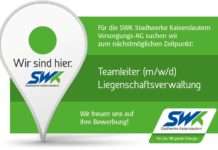 SWK STELLENANGEBOT: Teamleitung Liegenschaftsverwaltung (m/w/d)