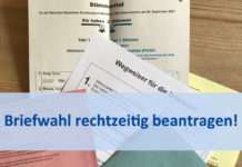 Briefwahl per Post nur noch bis 12 Uhr möglich