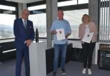 OB ehrt langjährige Mitarbeiter – Gertrud Stahl und Udo Pohl jeweils 40 Jahre im Öffentlichen Dienst tätig