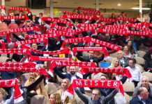Meisterfeier im Fritz-Walter-Stadion
