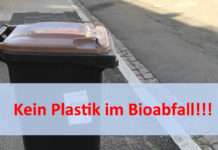 Kein Plastik im Bioabfall! #wirfürbio