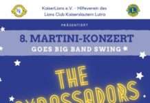 ENTFÄLLT: 8. Martini-Konzert Goes Big Band Swing