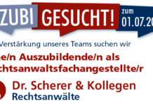 Rechtsanwaltsfachangestellte/r – Azubi gesucht! Zum 01.07.2022