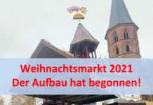 Der Aufbau des Kaiserslauterer Weihnachtsmarktes 2021 hat begonnen!