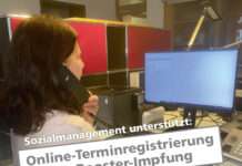 Sozialmanagement der Bau AG unterstützt bei Online-Terminregistrierung für die Booster-Impfung