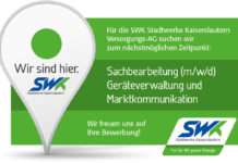 SWK STELLENANGEBOT: Sachbearbeitung Geräteverwaltung und Marktkommunikation (m/w/d)
