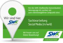 SWK Stellenanzeige: Sachbearbeitung Social Media (m/w/d)