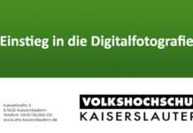 VHS Kaiserslautern – Einstieg in die Digitalfotografie