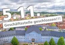 Geschäftsstelle der Bau AG am 5. November geschlossen