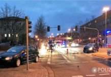 Unfall in der Lauterstraße – wer hatte „Rot“? Zeugen gesucht!