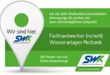 SWK #Stellenanzeige: Fachhandwerker (m/w/d) Wasseranlagen Mechanik