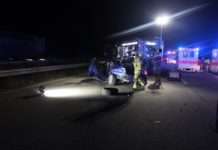 A6/Enkenbach-Alsenborn, Fünf Leichtverletzte nach Überholmanöver