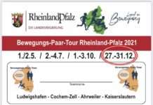 Bewegungspaar-Tour 2021 – Vom 27.-31.12. ist Kaiserslautern die Impulsregion